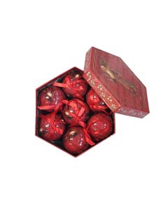 Xmas Balls Gift Box - 8cm (14pcs)