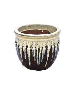 Round Pot Cognac Large H30cm