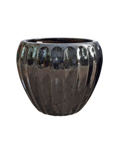 MG Portly Pumpkin Shiny Black D54xH46cm