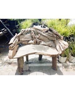 DK Teak Bench Natural - Outdoor Garden Bench