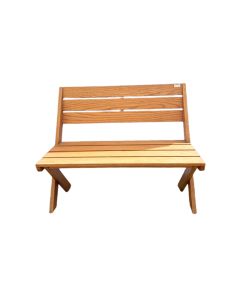HOT Red Oak Bench Two Seater