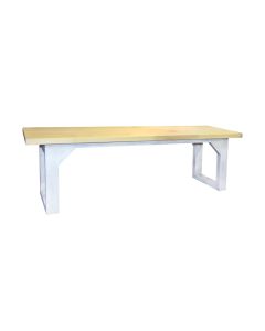 Wooden bench 2-seater