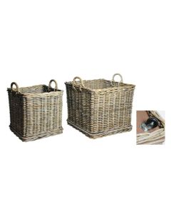 MG Basket Square Kubu On Wheels - Small