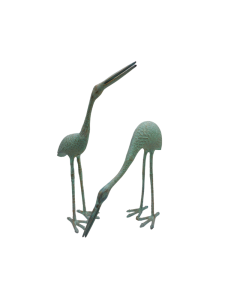 GI Crane Light Green/Gold Patina L