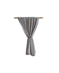 Knitted Throw Light Grey