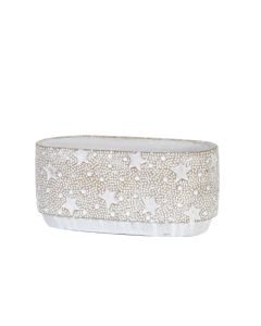 DK Cement Planter Light Grey/White