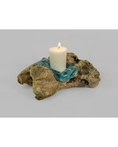 One Melting Glass Candle