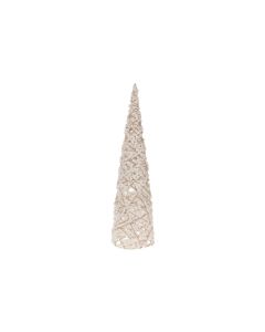 DK Rattan Cone Tree With LED Lights