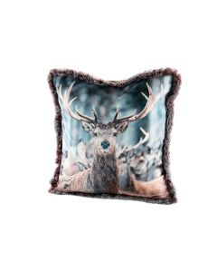 GH Cloth Pillow Deer in Winter