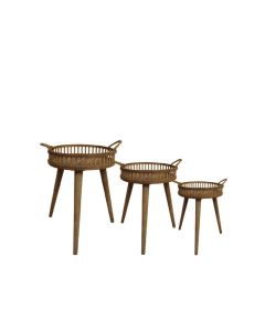 DK Bamboo Side Table Large