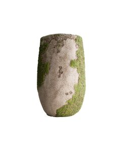 DK Cement Vase Antique Green