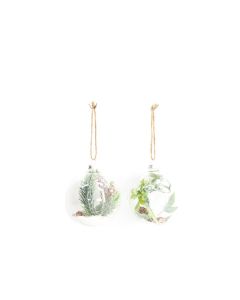 DK Hanging Bauble Glass 10cm