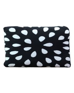 Printed Seed Cushion Black/White