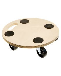 Round trolley in multilayer wood