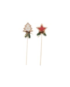 DK Figurine Plywood on Stick 2 assorted