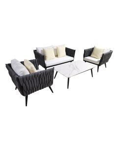 BP Webbing Weaving Outdoor Sofa Set (4pcs)