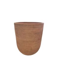 RG Tall Egg Pot Terracotta Chocolate Small 30*30cm