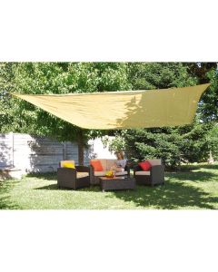 Squared shading net kit beige colour- Small