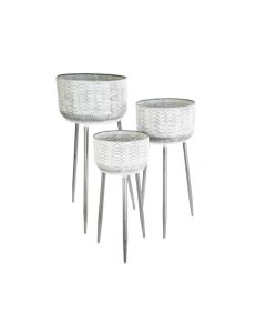 KZ White Tracks Zink Basket - Small