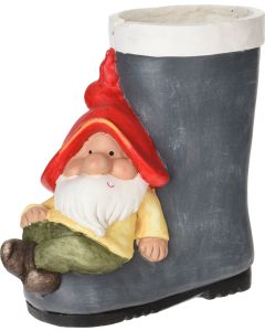 KI Garden Pot Gnome on Boot