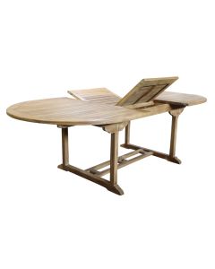 Oval extension table