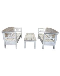 Hutch sofa set w/out cushion