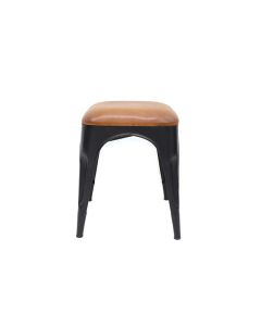 Stool Iron Leather