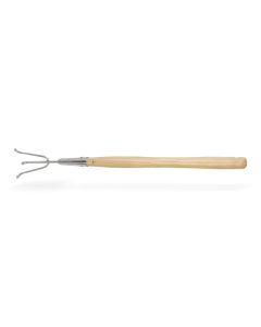 Long ash handle stainless steel cultivator c0289