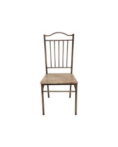 Wooden and Iron Chair
