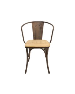 Wooden and Iron Chair