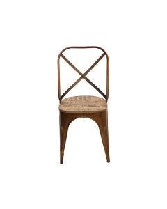 Wooden and Iron Chair