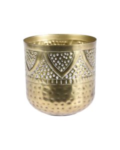 Designer Vase Metal Gold