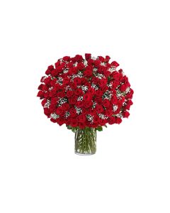 Abundant Love - Red Flower Bunch