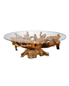 Amazona Prime Dining Table - Glass Top - H75cm