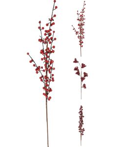 KI Xmas Branches with Berries Assorted 75cm