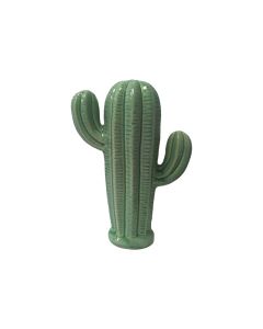 Artificial Cactus Decor - Ceramic Green H24cm