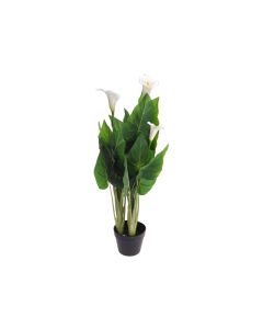 KI Artificial Calla Lily in Pot - 100 cm