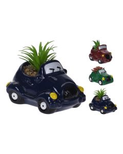 Artificial Plant in Car Pot 3 Assorted
