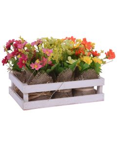 Artificial Flower in Tray Mix Sold Per Piece