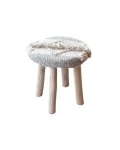 RR Atari Round Stool Tall Legs - Natural