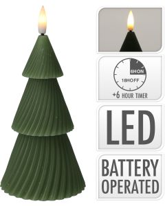 KI Tree Candle LED Green