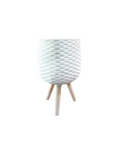Ceramic Pot - White - Small