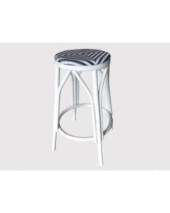 KMI Nora Bar Stool Solid White