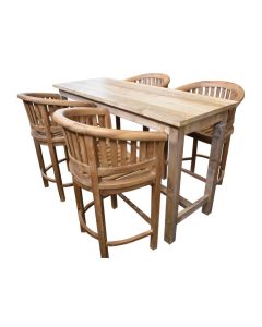 Wooden Bar Table Set - Custom-made