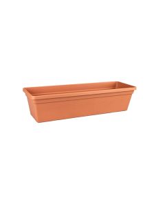 Basic trough planter terracotta 60cm.