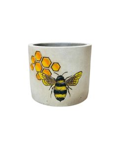 QY Cement Bee Pot Big