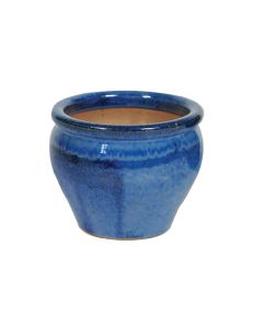 MG Belly Pot IMP Blue Ceramic Pot S