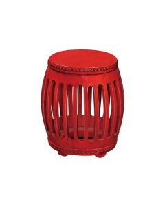NB Stool Red - Stylish Ancient Design