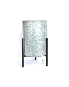 BI Planter with Stand Antique - Metal