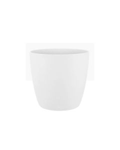 EL Brussels Round Pot - White